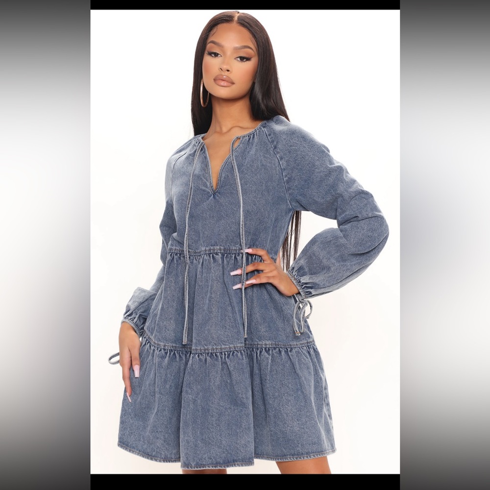 Tall Alpine Denim Mini Dress